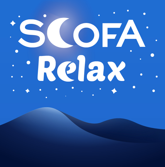 Scofa Relax app logo: sleep and relaxation platform